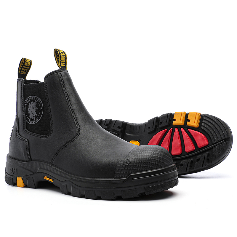 Work boot development sample - safety toe pull-on style